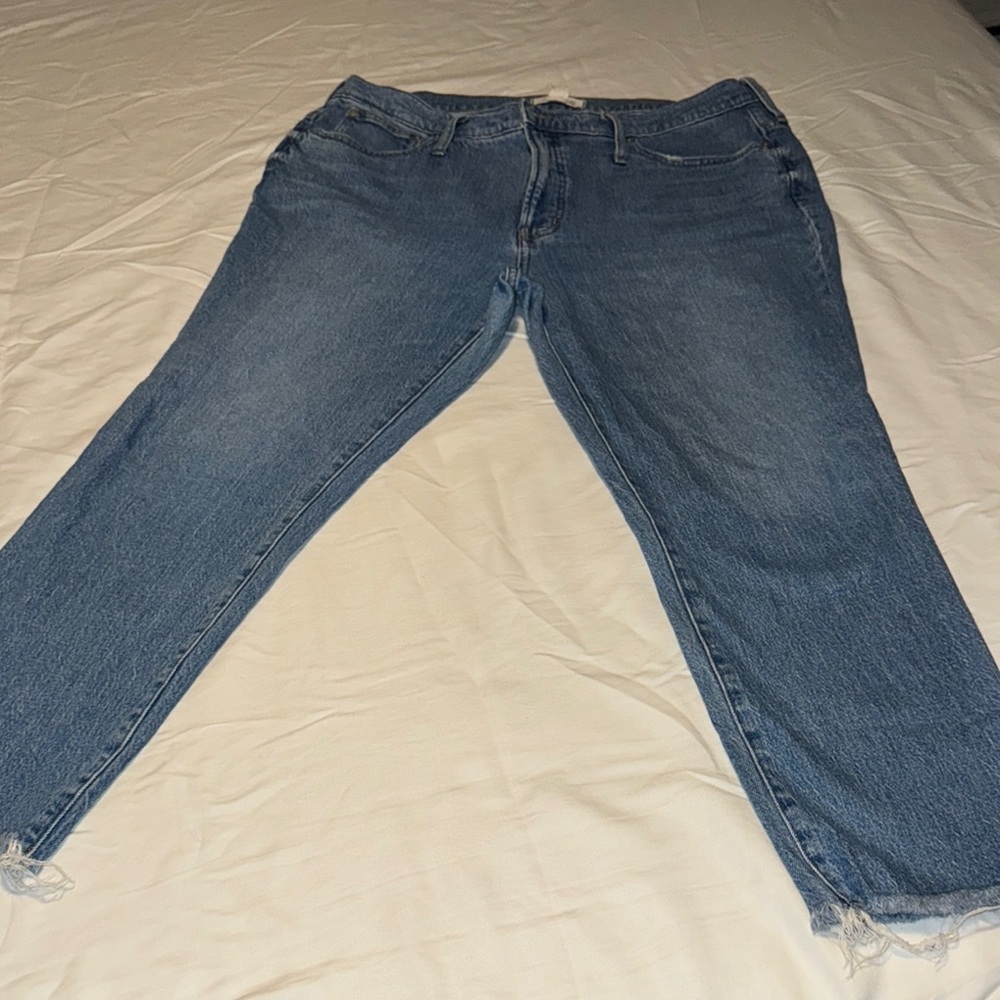 Madewell Blue Straight Leg Jeans